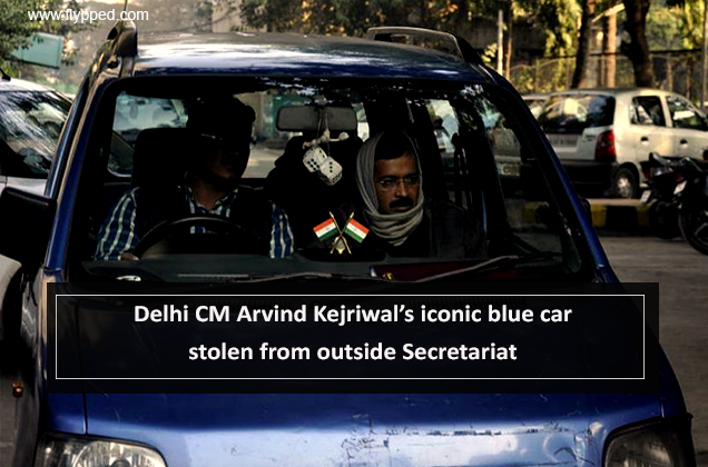 Delhi CM Arvind Kejriwal’s iconic blue car stolen from outside Secretariat