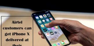 Airtel customers can get iPhone X delivered