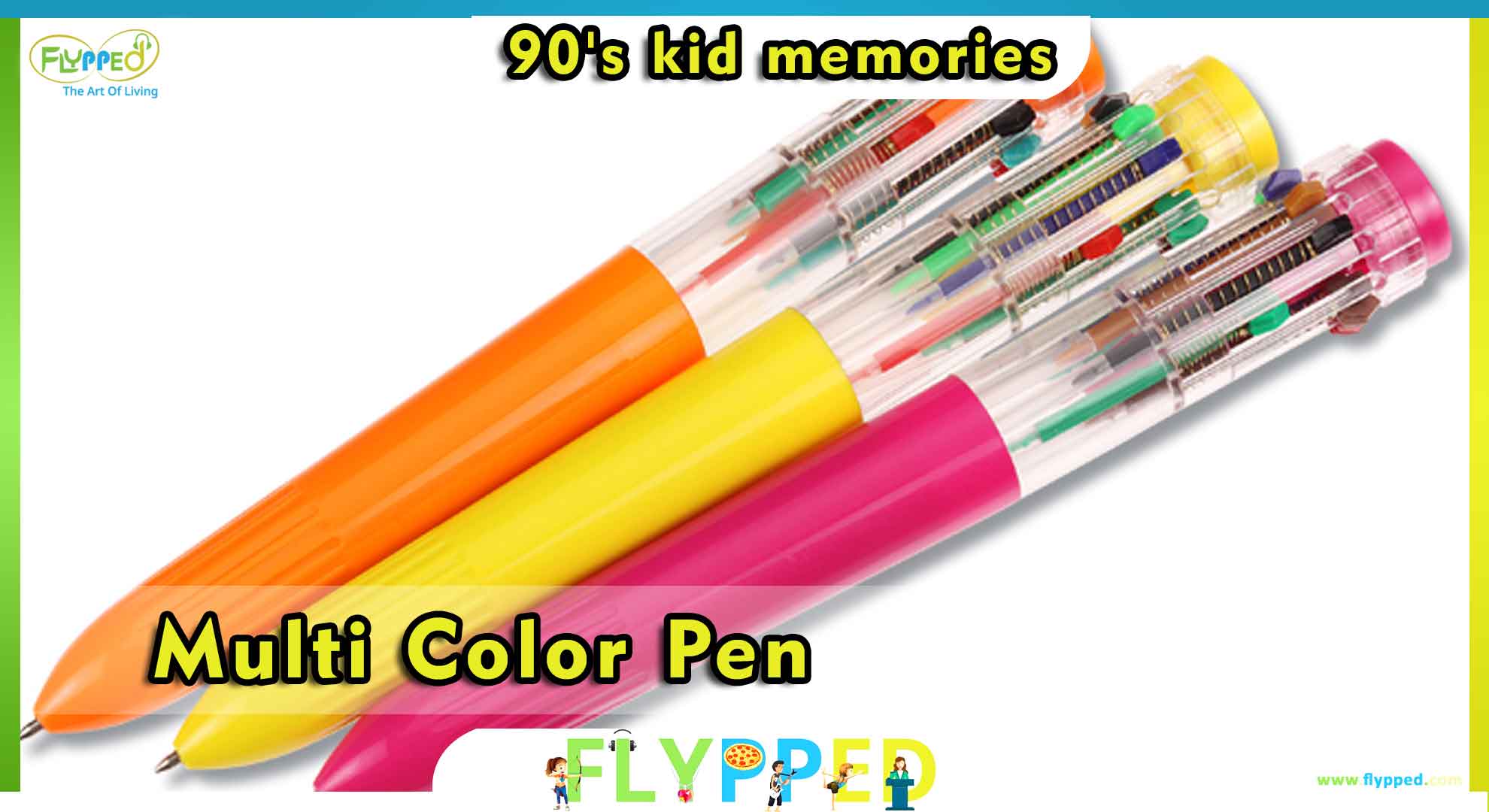  90's-Kids-Memories-Multi-Color-Pen