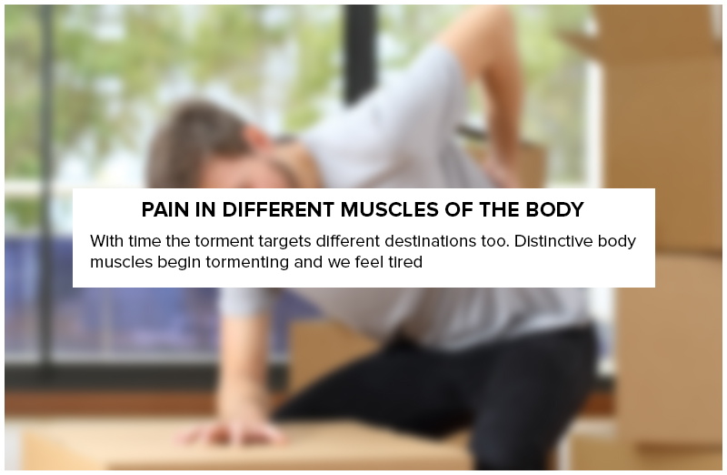 Pain In Different Muscles Of The Body
