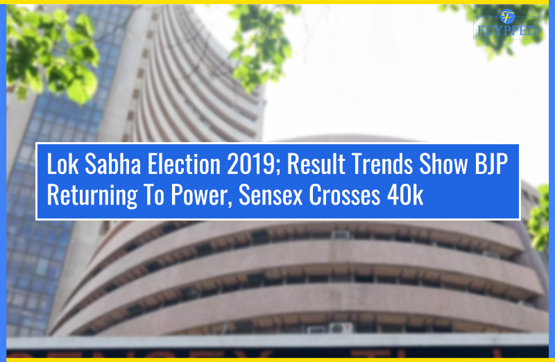 Lok Sabha Election 2019; Result Trends Show BJP Returning To Power, Sensex Crosses 40k