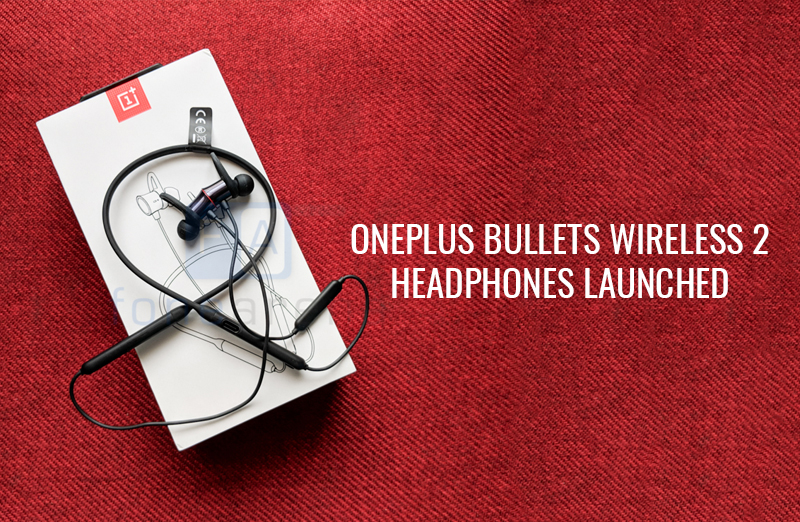 OnePlus Bullets Wireless 2 Headphones Launched