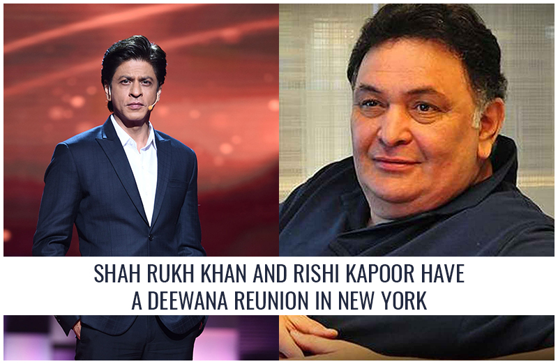 Shah Rukh Khan and Rishi Kapoor Have A Deewana Reunion In New York