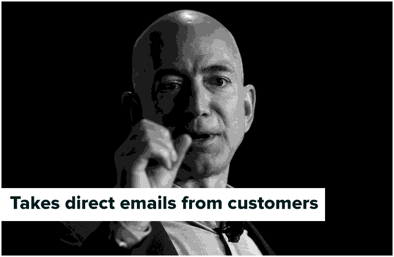 Takes Direct Emails from Customers