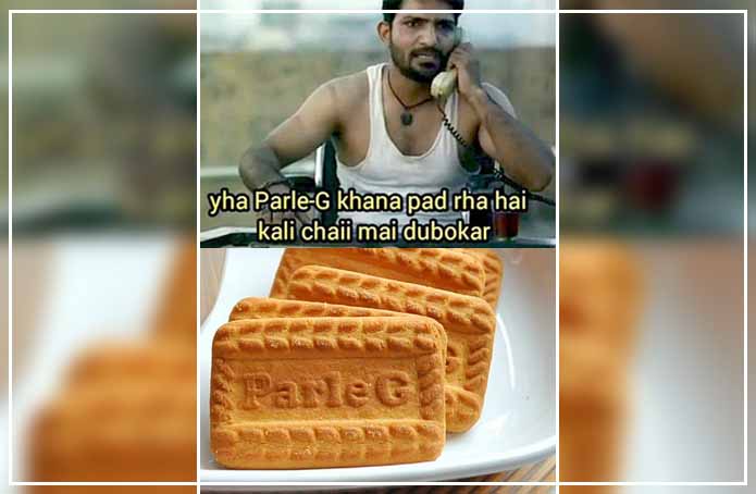 Sacred Games Memes on Parle G Biscuits