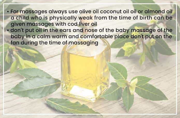 Good Massage Oils for the Baby