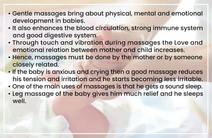 Massage of the Baby 