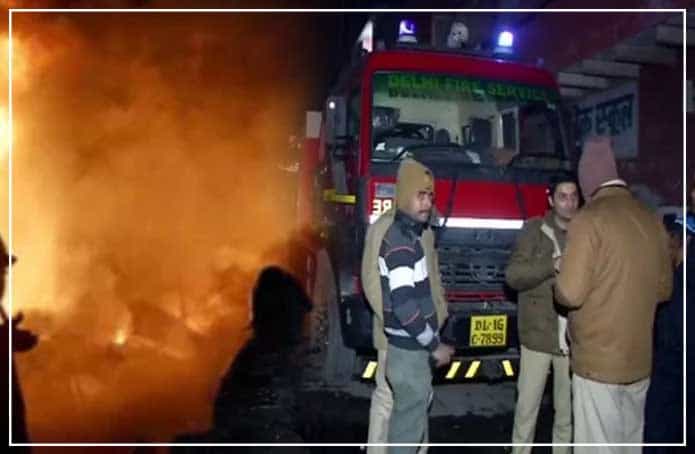 delhi fire news today in kirari