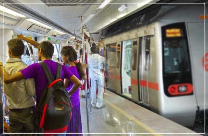 types of people in delhi metro