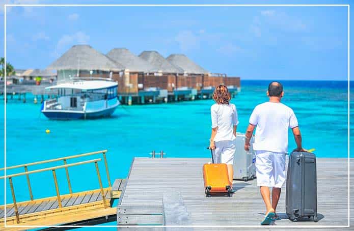 Travel Destination in Maldives Beach villas