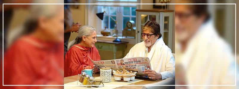 Amitabh Bachchan is spending worth time with wife Jaya at abode Jalsa.