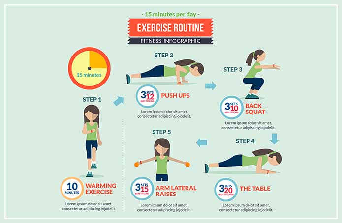 daily routine fitness