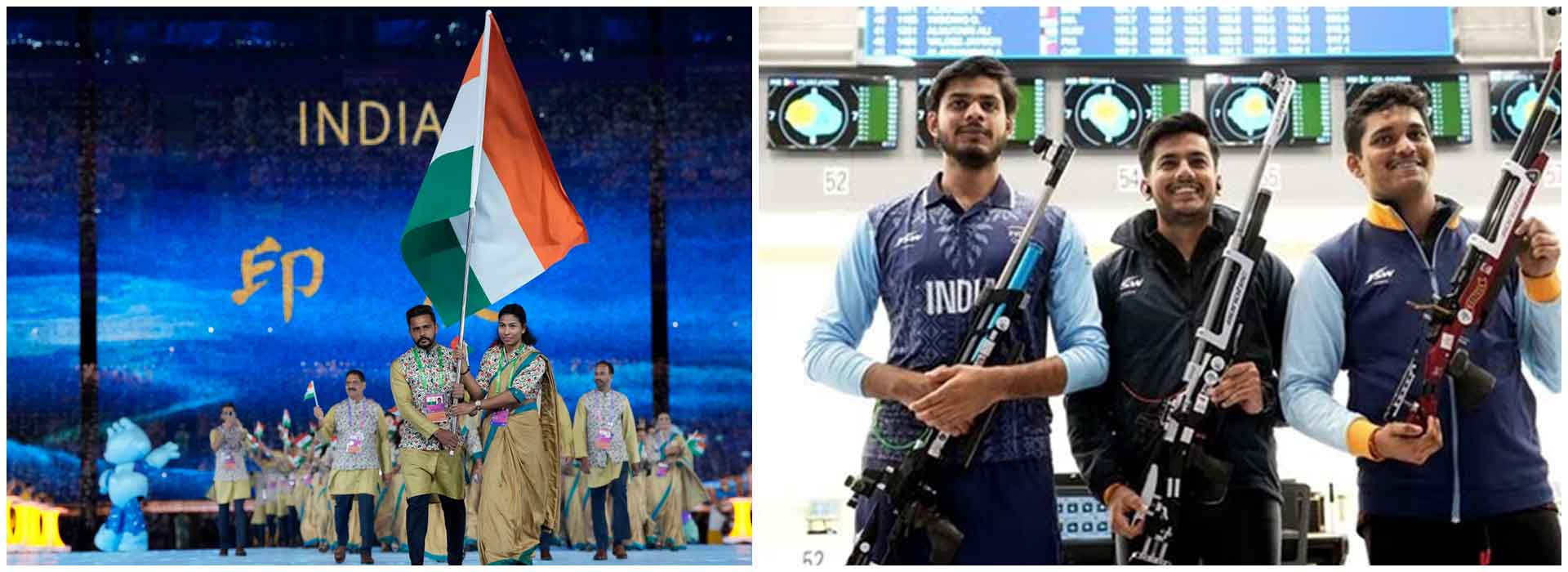 Asian Games 2023: Rudranksh Patil, Aishwary Tomar, and Divyansh Panwar Make India Proud with Gold