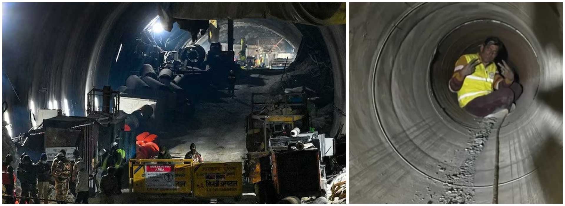 Miraculous Escape: All 41 Trapped Workers Rescued from Tunnel Ordeal in Uttarkashi.