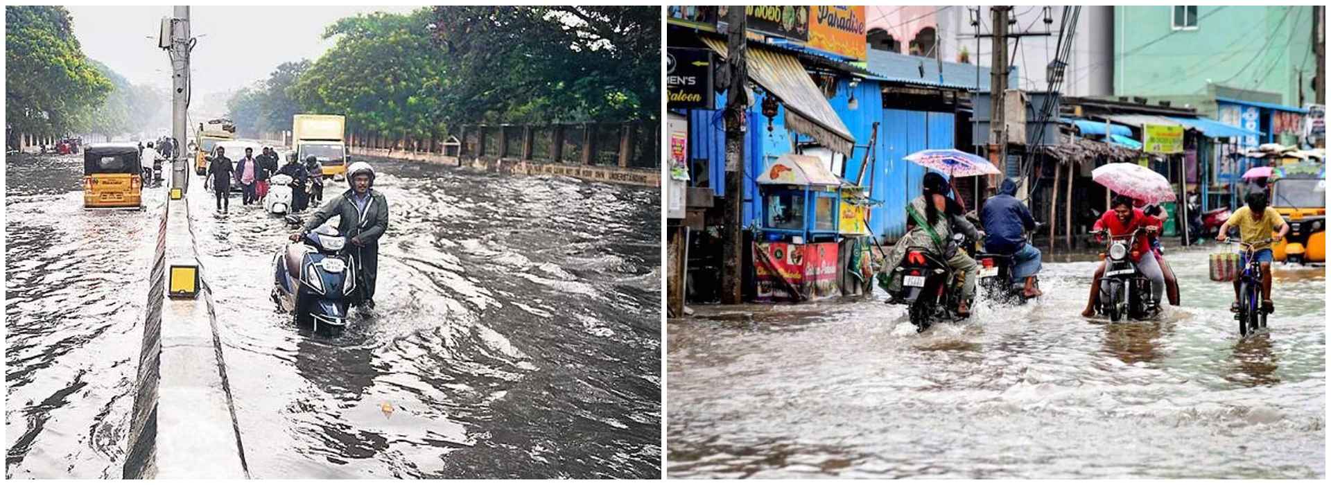Chennai Under Cyclone Michaung's Tears: Rising from Rain to Resilience.