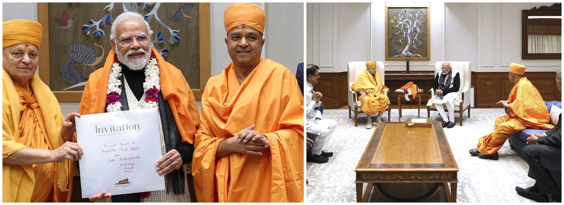 PM Modi Accepts the Invitation to Inaugurate the Hindu Temple in Abu Dhabi