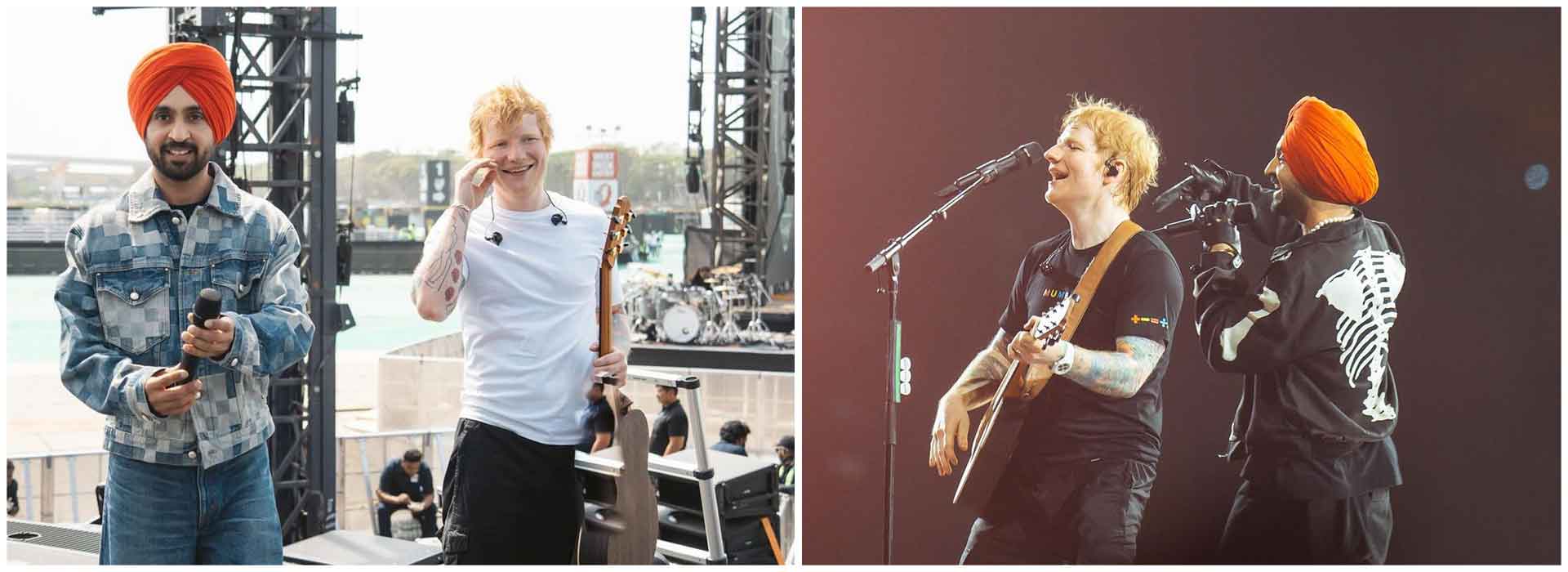 Diljit Dosanjh Unveils Behind-the-Scenes Moments with Ed Sheeran from Mumbai Concert, Praises Him as a 'Beautiful Soul'