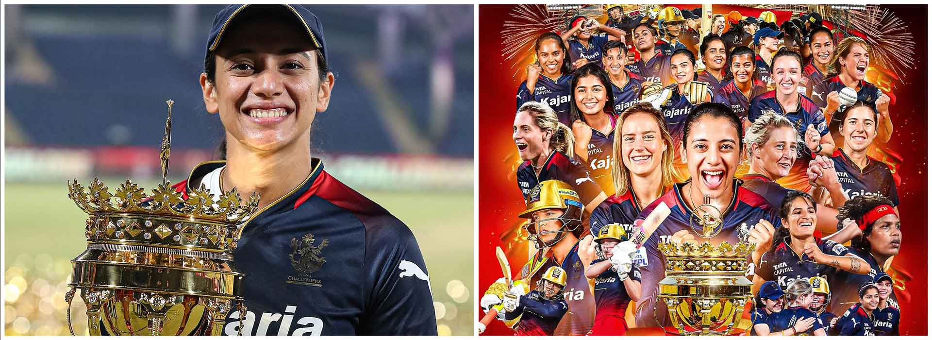 RCB win the first title, Ellyse Perry and Shreyanka Patil star in eight wickets win at Arun Jaitley Stadium