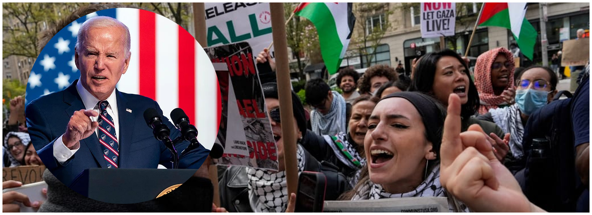 Joe Biden Labels Anti-Semitism at US Colleges "Reprehensible" During Columbia University Protest
