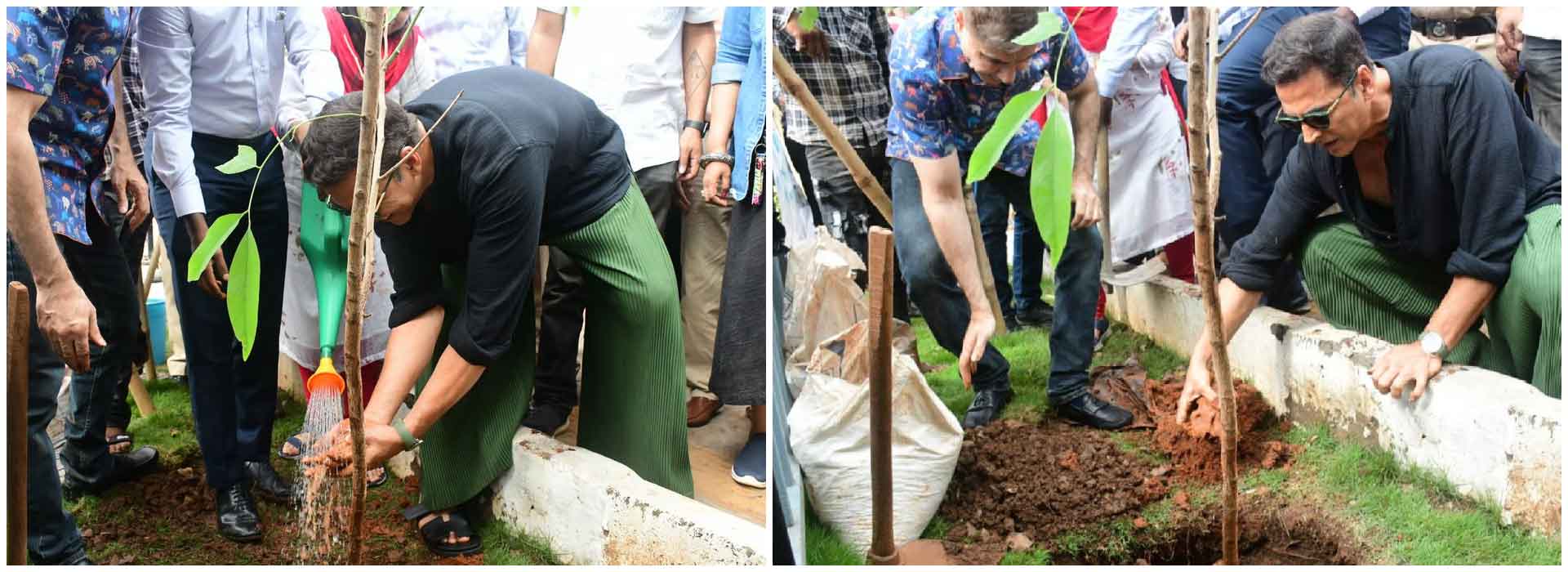 Environmental Champion Akshay Kumar Joins Mumbai Tree Plantation Drive, Promotes Green and Sustainable Practices