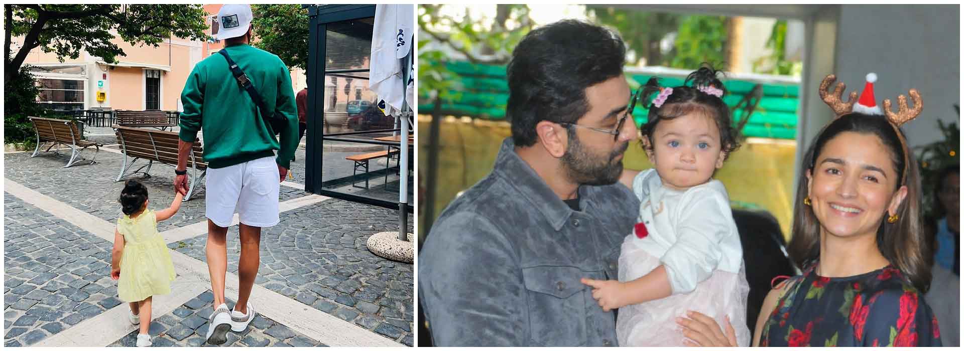 Alia Bhatt shares a sweet father-daughter moment of Ranbir Kapoor and Raha from Italy