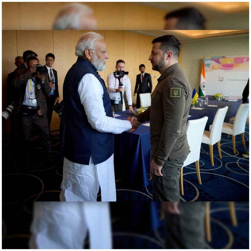 Pm Modi with Zelenskyy