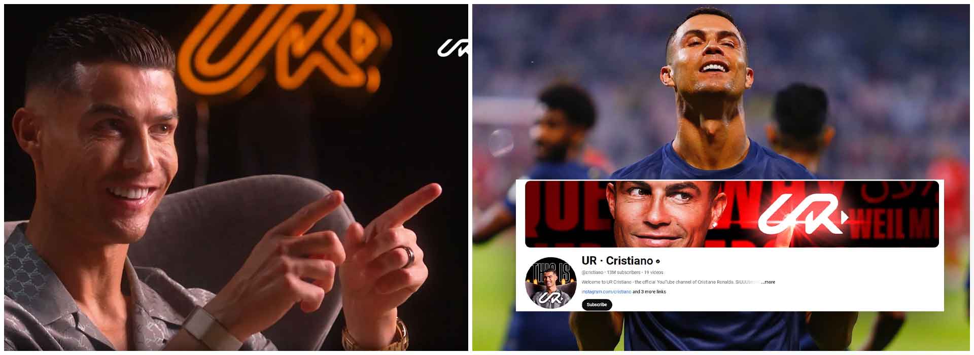 Cristiano Ronaldo’s new YouTube channel gains 1 million subscribers in a record-breaking 90 minutes