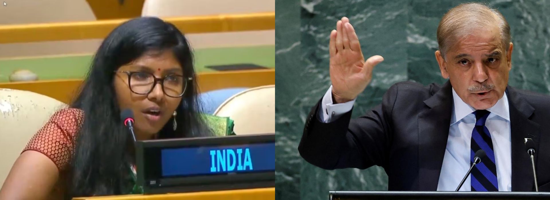 India slams Pakistan’s Kashmir remarks at UNGA as “hypocrisy at its worst.”
